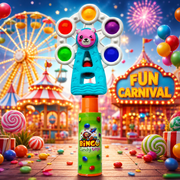 Bingo Super Series Popit Spinner Activity Toy with Choco Beans Tube